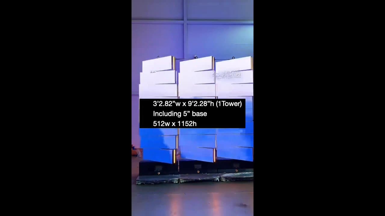 1.9mm Rotating Rhombus Towers video preview 2