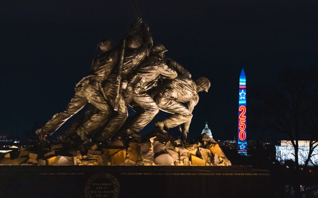 LMG Lights Up the Washington Monument
